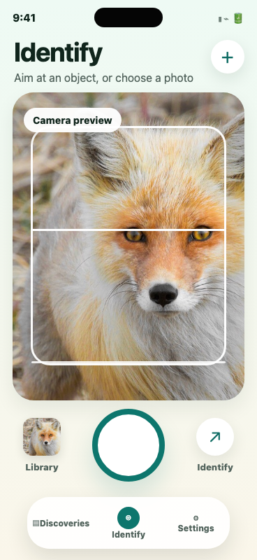 Écran de capture d'animaux CapKnow